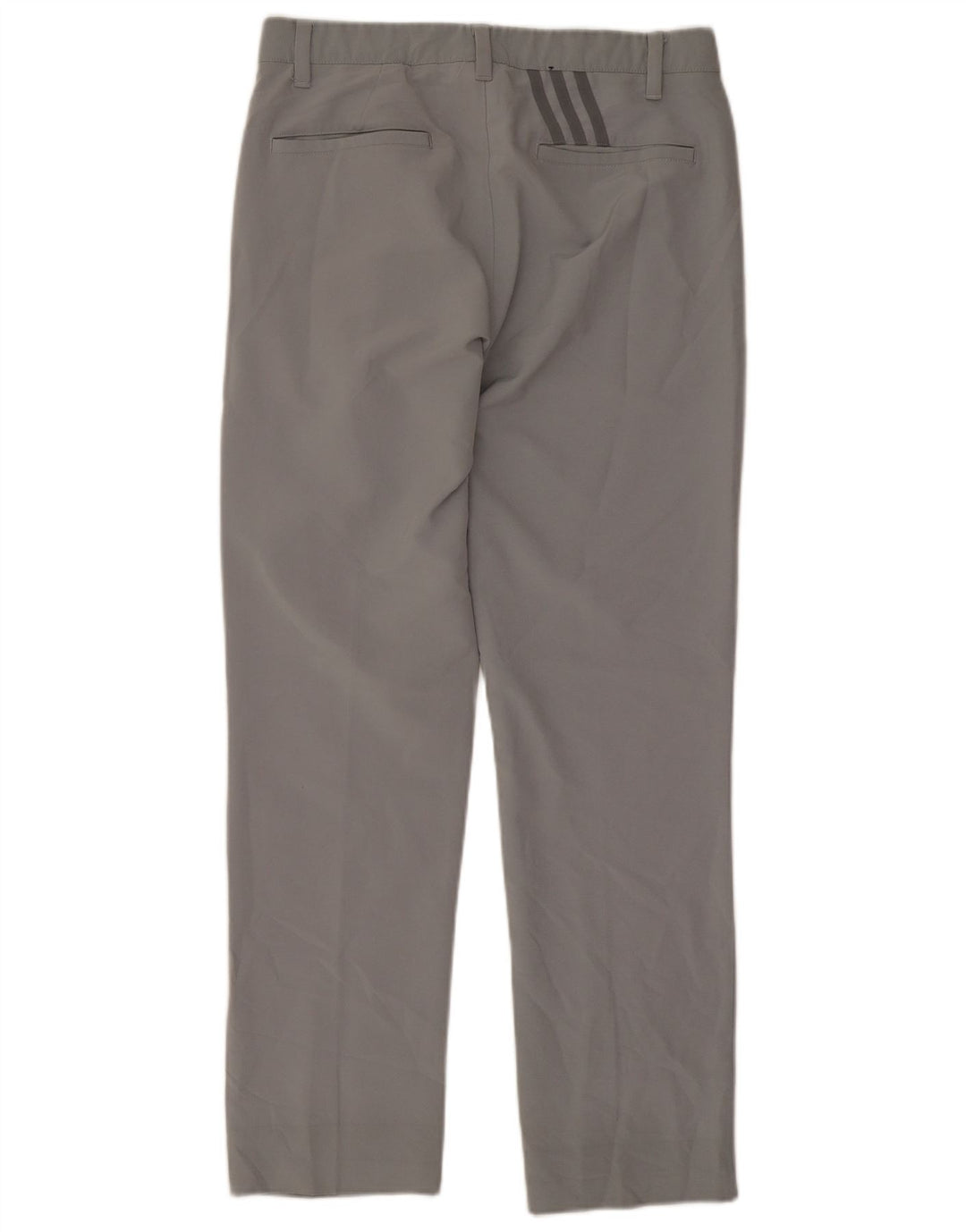 Adidas Męskie Proste Spodnie Chino W30 L28 Szary Poliester