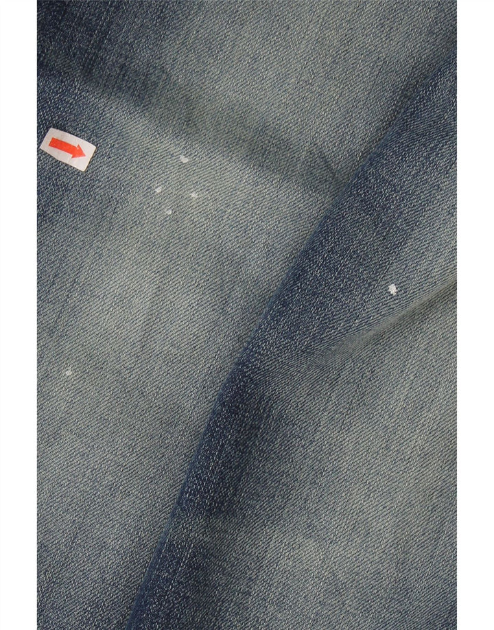 Męskie jeansy slim G-STAR W32 L34 Niebieskie bawełniane