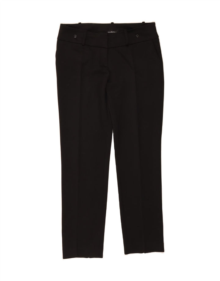 ROCCOBAROCCO Womens Slim Suit Trousers W34 L32  Black Polyester Vintage Roccobarocco and Second-Hand Roccobarocco from Messina Hembry 