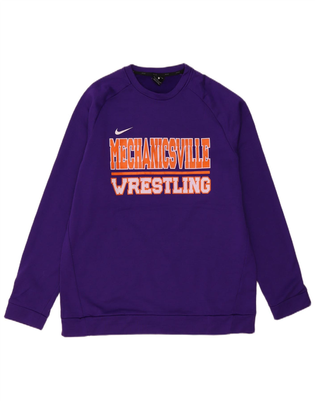 Męski sweter z grafiką NIKE Menchville Wrestling, duży, fioletowy
