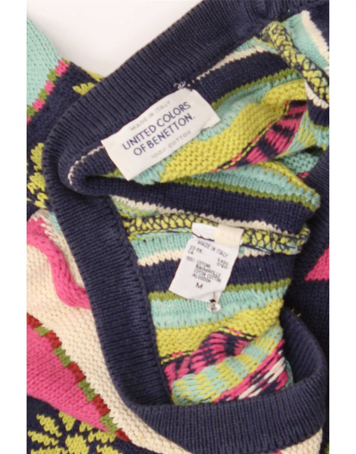 Sweter damski Benetton UK 14 Średni wielokolorowy Nowość