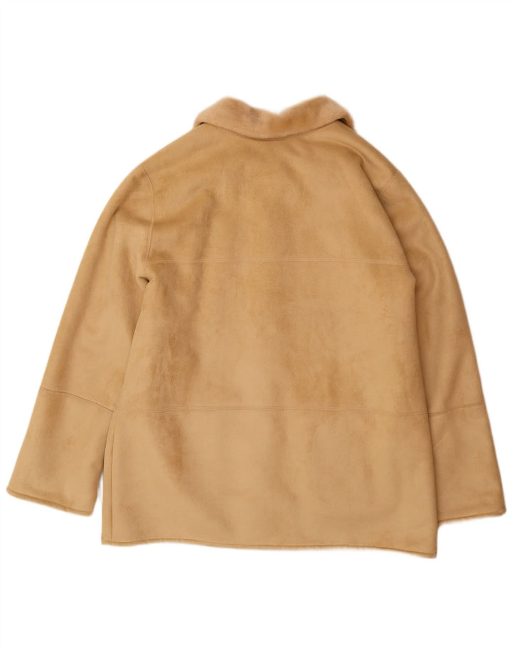 Kurtka damska Sherpa VINTAGE EU 44 XL beżowa akrylowa