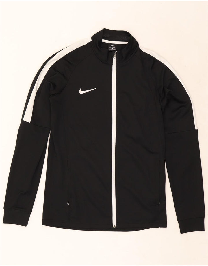 Męska kurtka dresowa Nike Dri Fit, poliester w kolorze średniej czarnej kolorystyki