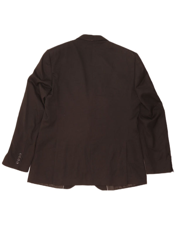 Marks & Spencer Męska marynarka zapinana na 2 guziki, UK 44 XL, czarny poliester