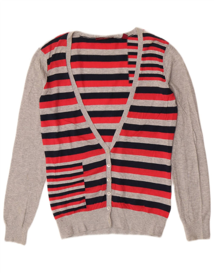 Sweter damski Ted Baker, rozmiar 2, mały, bawełniany w czerwone paski