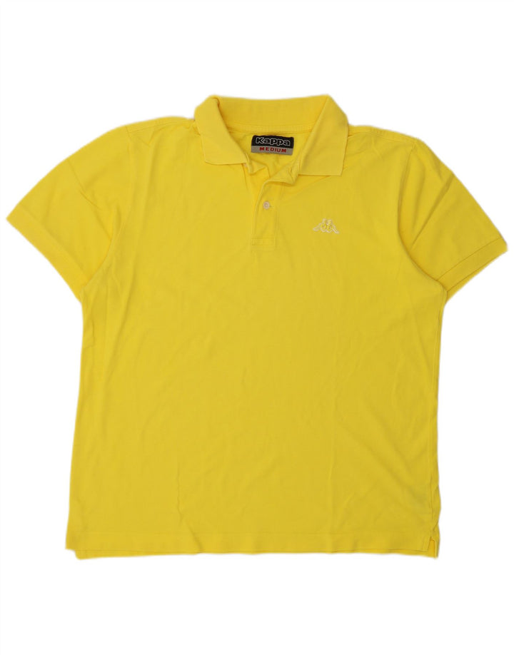 Męska koszulka polo Adidas, średnia żółta bawełna