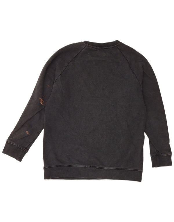 Damska bluza Adidas Graphic Jumper UK 10 Mała czarna bawełna