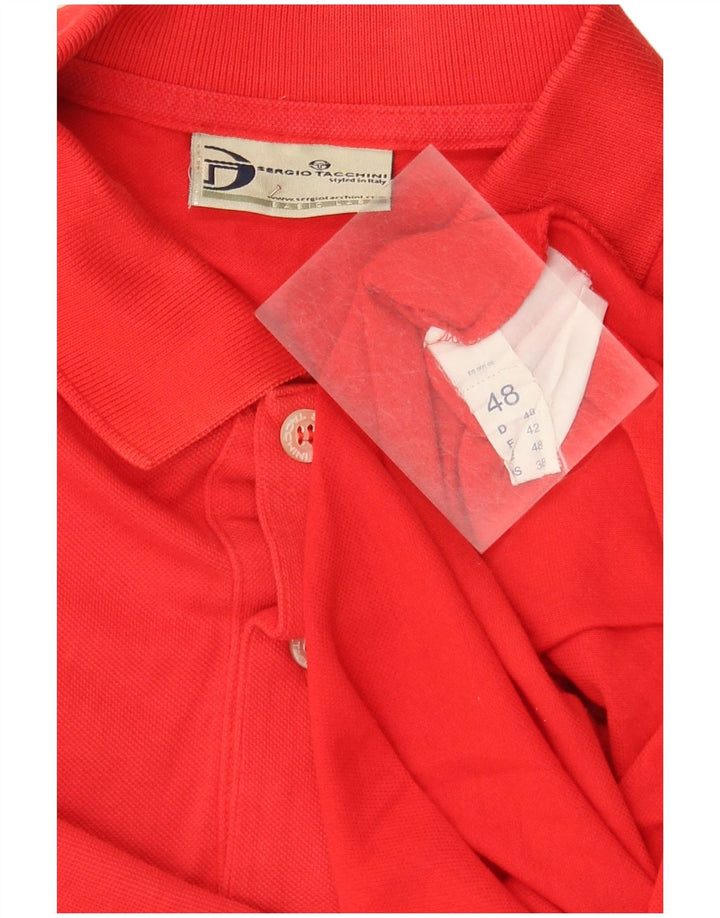 Męska koszulka polo Sergio Tacchini IT 48, średnia czerwona