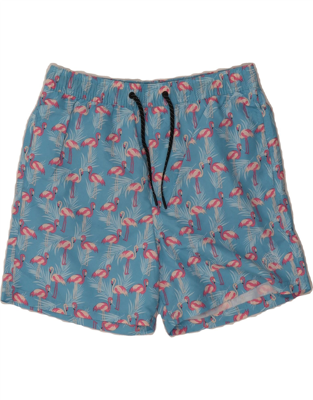 JACK & JONES Mens Swimming Shorts Small  Blue Animal Print Polyester Vintage Jack & Jones and Second-Hand Jack & Jones from Messina Hembry 