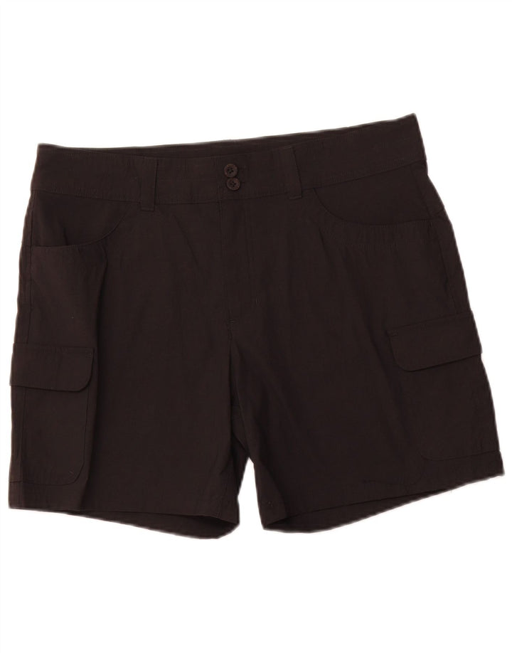 Damskie spodenki cargo EDDIE BAUER US 12 Large W34 czarne