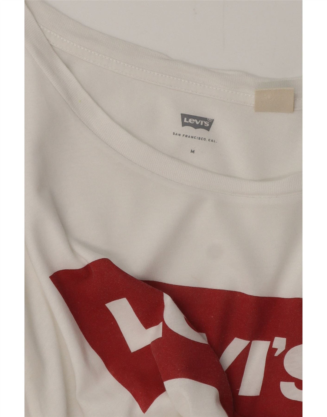 Damska koszulka z grafiką LEVI'S Top UK 12 Medium White