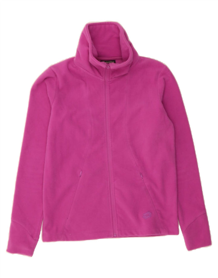 LOTTO Womens Fleece Jacket UK 10 Small Pink Vintage Lotto and Second-Hand Lotto from Messina Hembry 