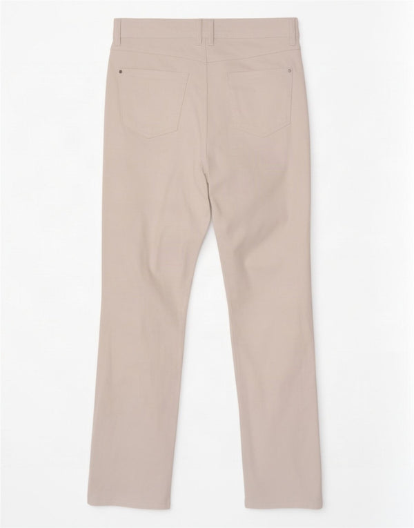 Spodnie damskie M&Co, proste, codzienne, UK 14, duże, W32, L32, biała bawełna