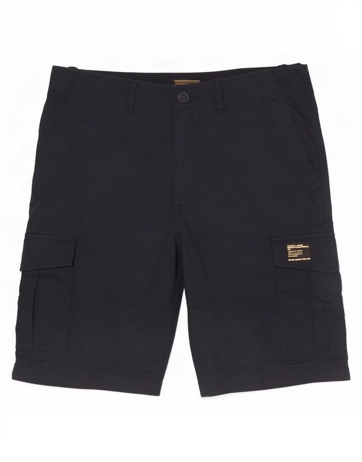 Męskie spodenki cargo Superdry W32 Średni granatowy, bawełniany