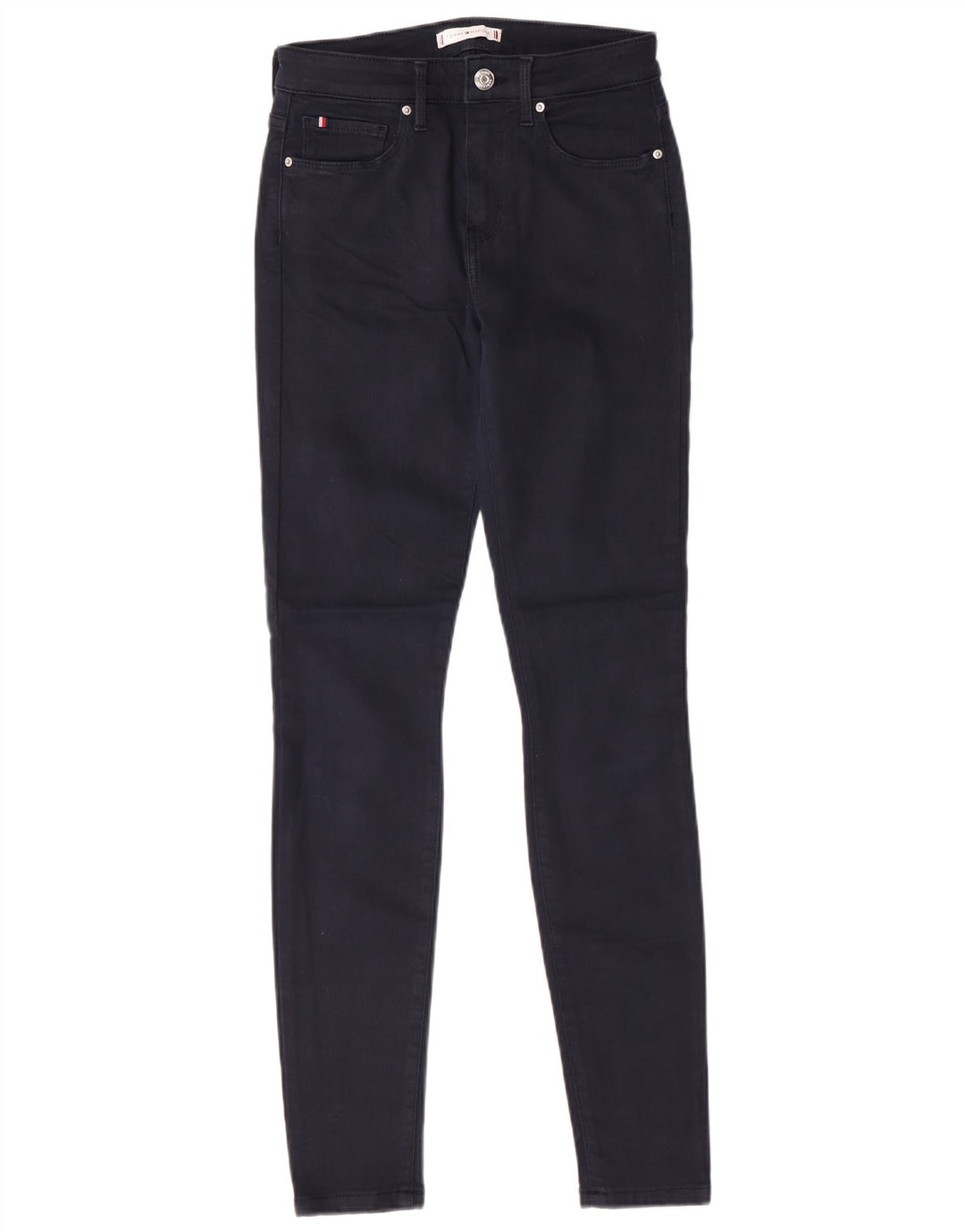 Damskie dżinsy rurki Tommy Hilfiger Como W27 L30 Granatowa bawełna