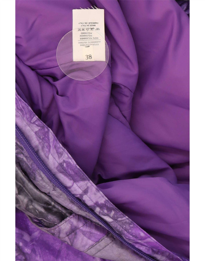 Damski kombinezon narciarski Alasca z abstrakcyjnym wzorem, oversize IT 38 XS, fioletowy