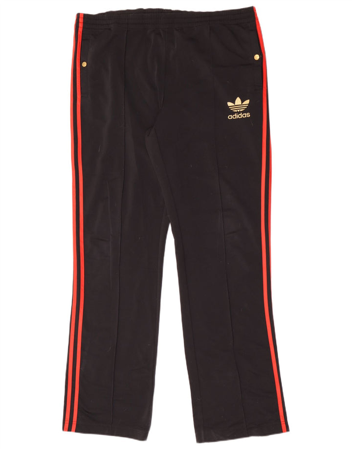 Męskie spodnie dresowe Adidas XL, czarne, poliestrowe