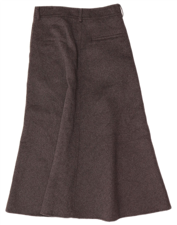 Spódnica damska Zara Maxi w kształcie litery A, mała W28, szara wełna
