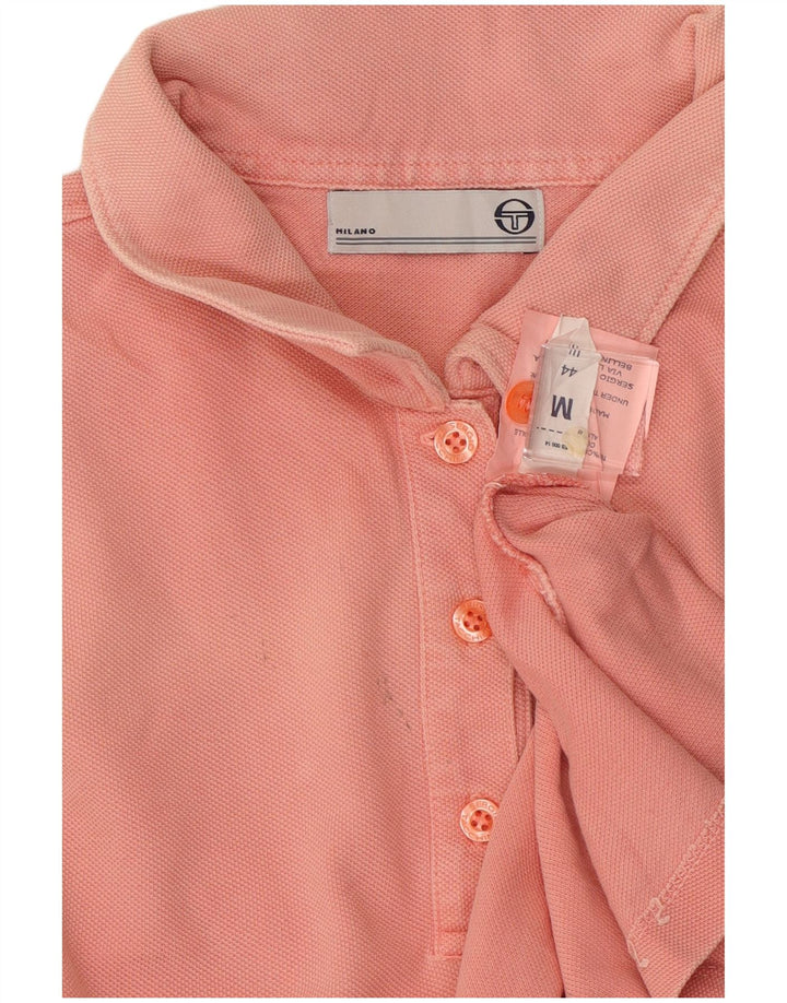 Damska koszulka polo SERGIO TACCHINI UK 12, średnia, różowa, bawełniana