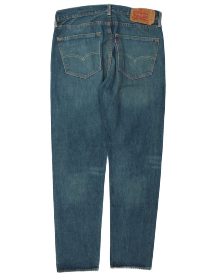 Męskie jeansy Levi's 501 Straight W32 L32 Niebieskie bawełniane