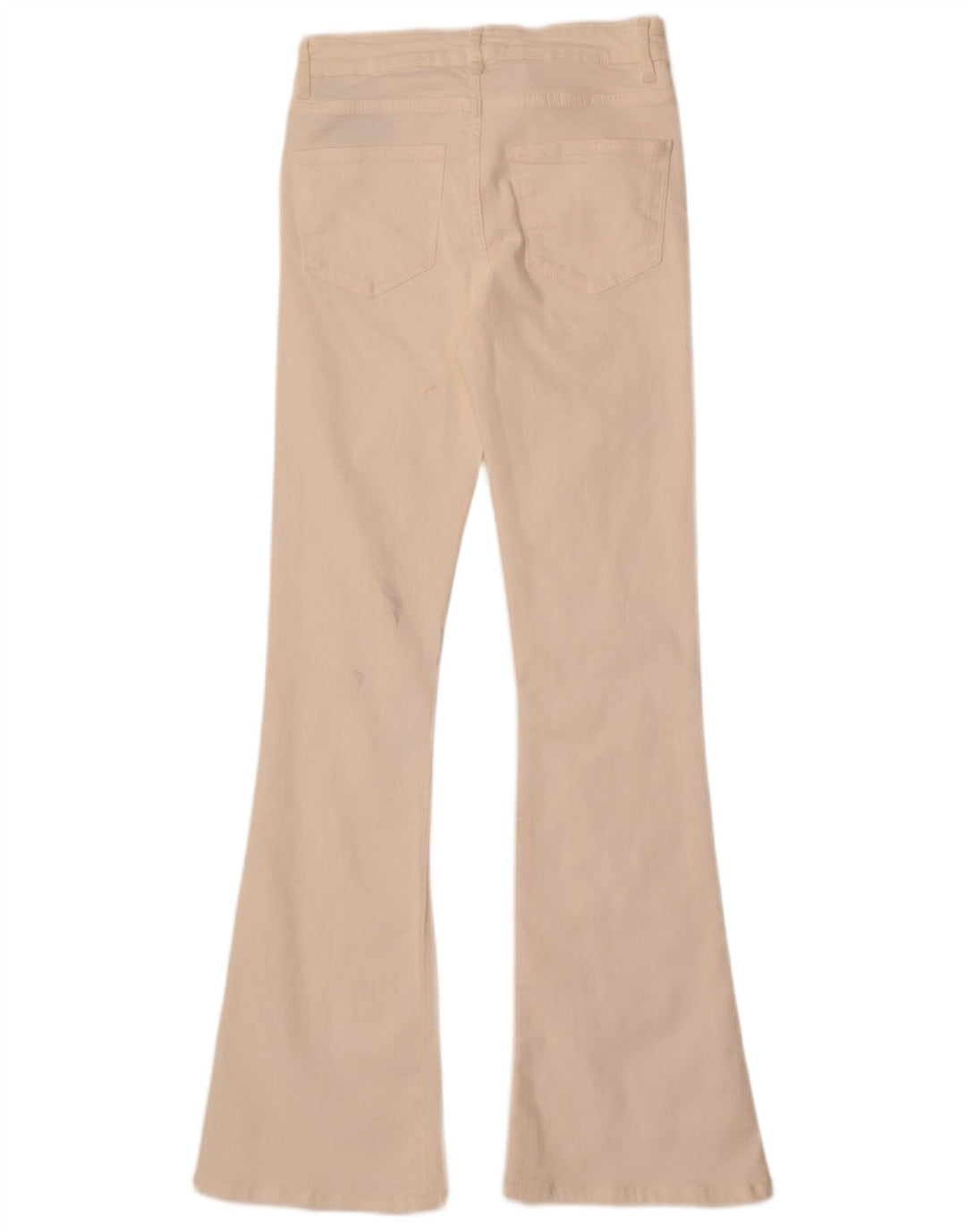 Damskie jeansy rozkloszowane Zara EU 34 2XS W24 L32 Biała bawełna