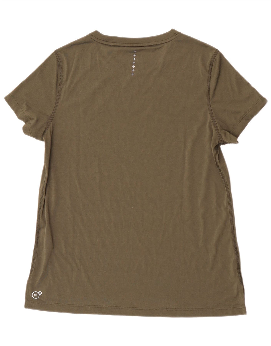 T-shirt damski Puma Top UK 12, średni khaki, poliester