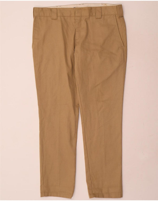 Męskie spodnie chino Dickies Slim Fit W36 L32 Beżowy poliester