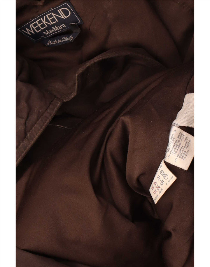 Damska kurtka parka oversize Max Mara UK 8 Small Brown