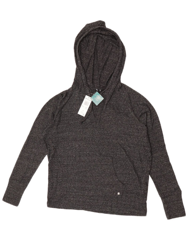 Damski sweter oversize z kapturem Roxy UK 14 Średni granatowy, nakrapiany bawełniany