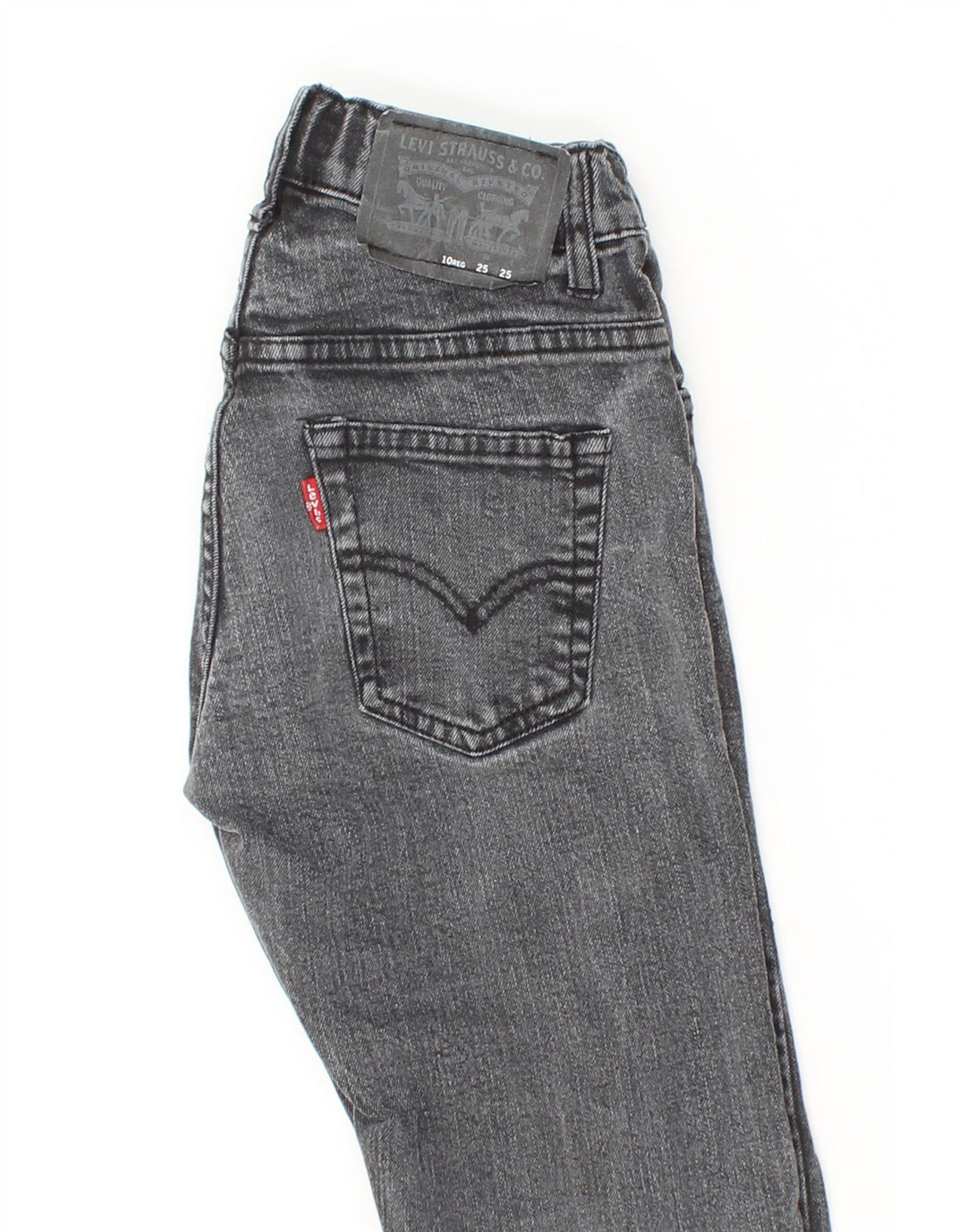 LEVI'S Boys Slim Jeans 9-10 Years W25 L25 Grey Cotton Vintage Levi's and Second-Hand Levi's from Messina Hembry 