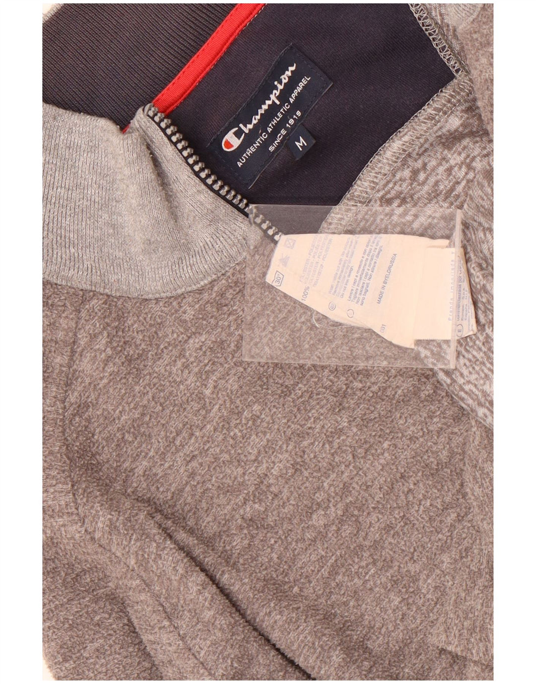 Męska kurtka dresowa Champion, średni szary poliester