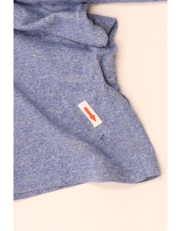 T-shirt męski Superdry, bawełniany, średni niebieski w cętki