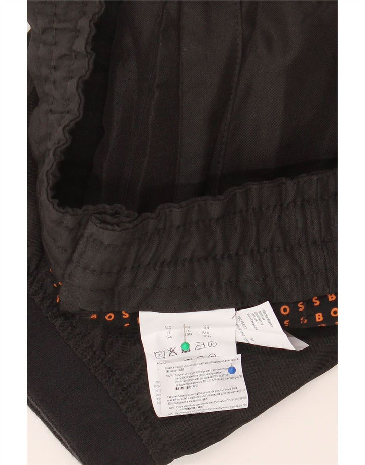 Męskie spodnie cargo Hugo Boss W34 L30 Czarny poliester