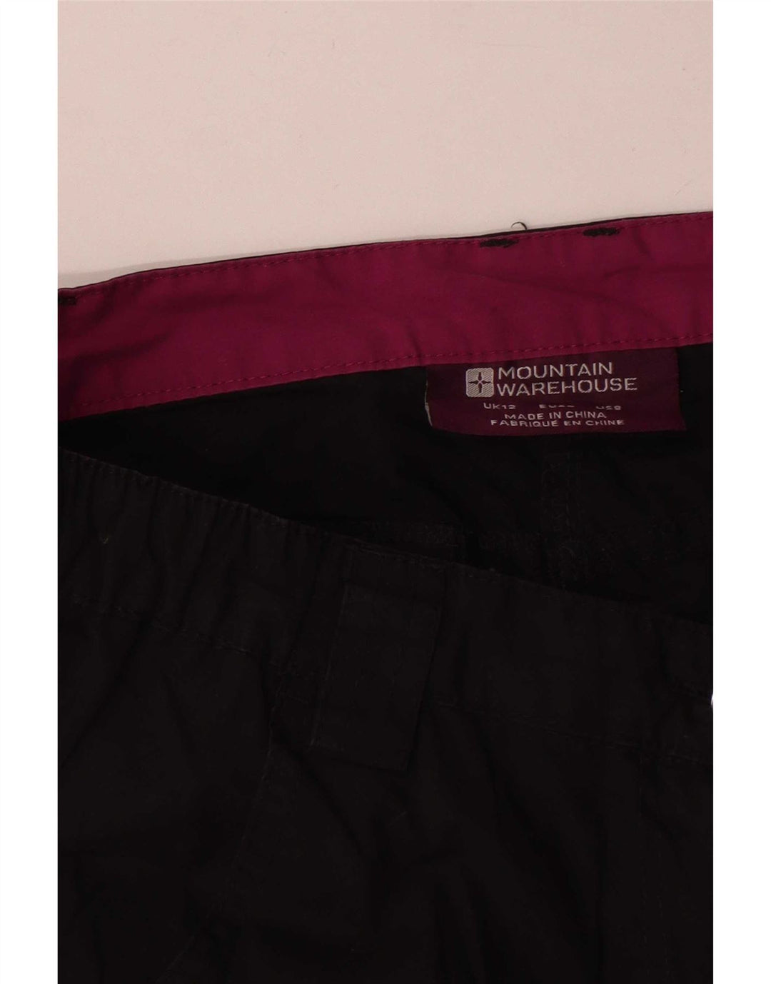 Damskie spodnie cargo Mountain Warehouse UK 12 Medium W34 L31 Czarne