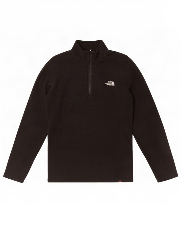 Damski sweter polarowy The North Face z zamkiem błyskawicznym, UK 10, mały, czarny poliester