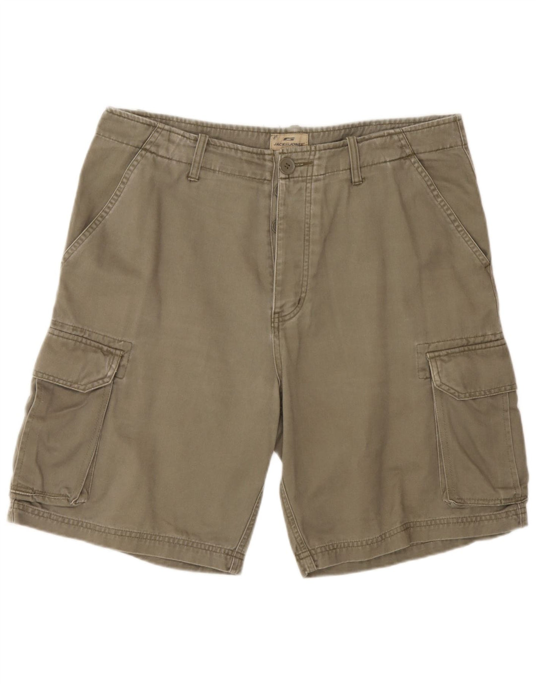 Męskie spodenki cargo Jack & Jones, duże, W34, bawełna khaki