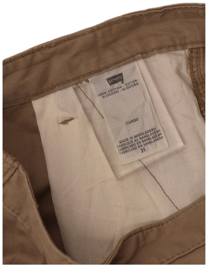 LEVI'S Mens Cargo Shorts W31 Medium  Beige Cotton