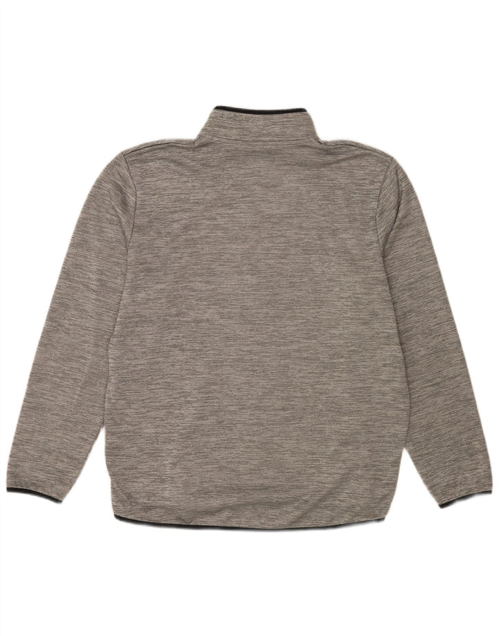 Męski sweter Under Armour z zamkiem błyskawicznym, duży, szary, nakrapiany poliester