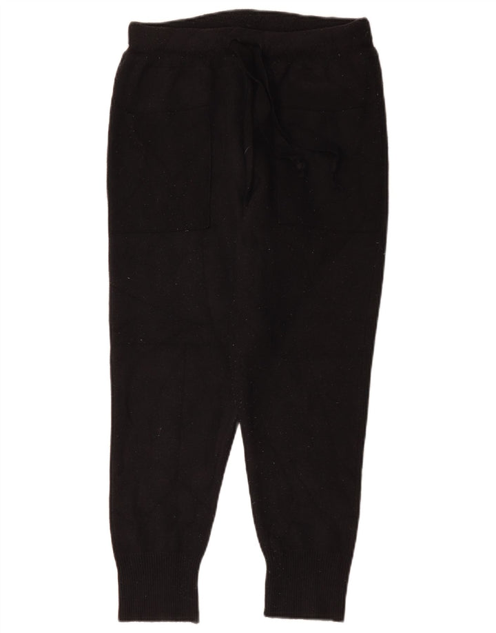 Damskie spodnie dresowe Zara Joggers UK 14 Średnia czarna wiskoza