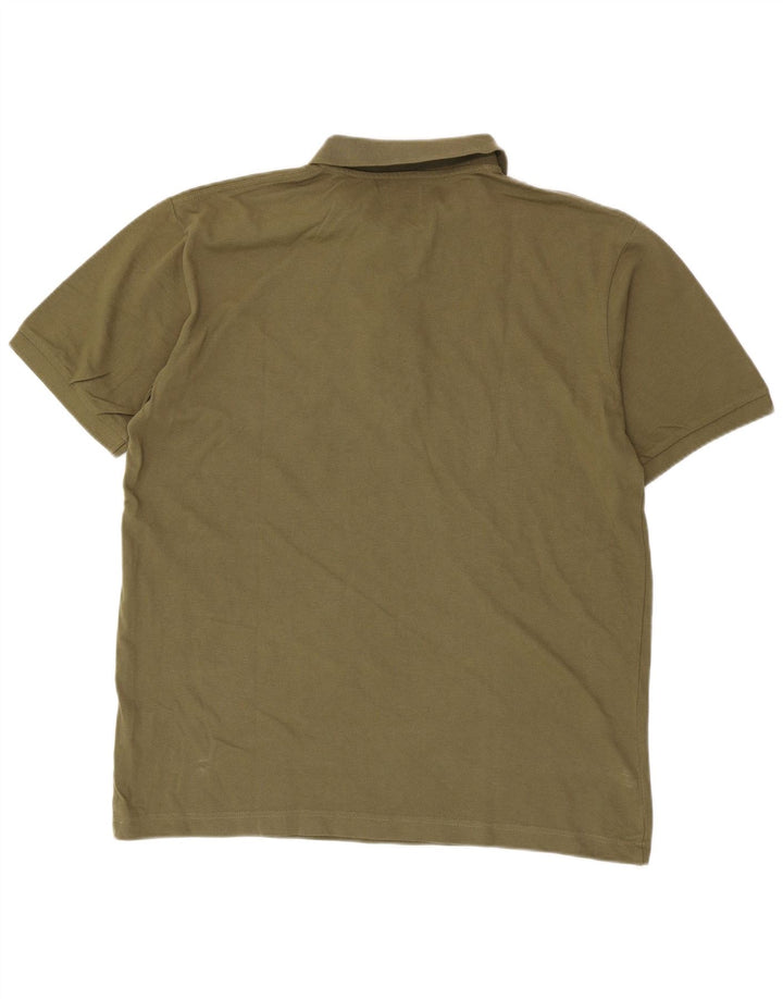Męska koszulka polo Kappa 2XL, bawełna khaki