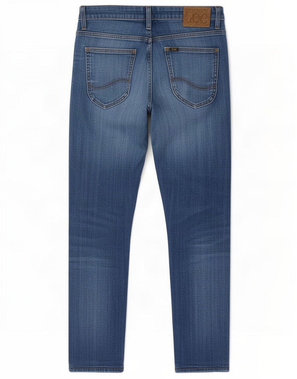 Damskie jeansy Lee Malone Slim W30 L26 Niebieskie bawełniane