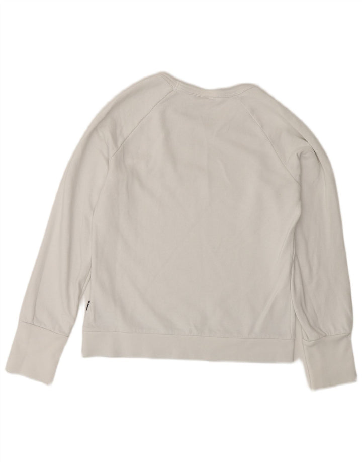 Bluza damska Adidas Jumper UK 12 Średnia biała bawełna