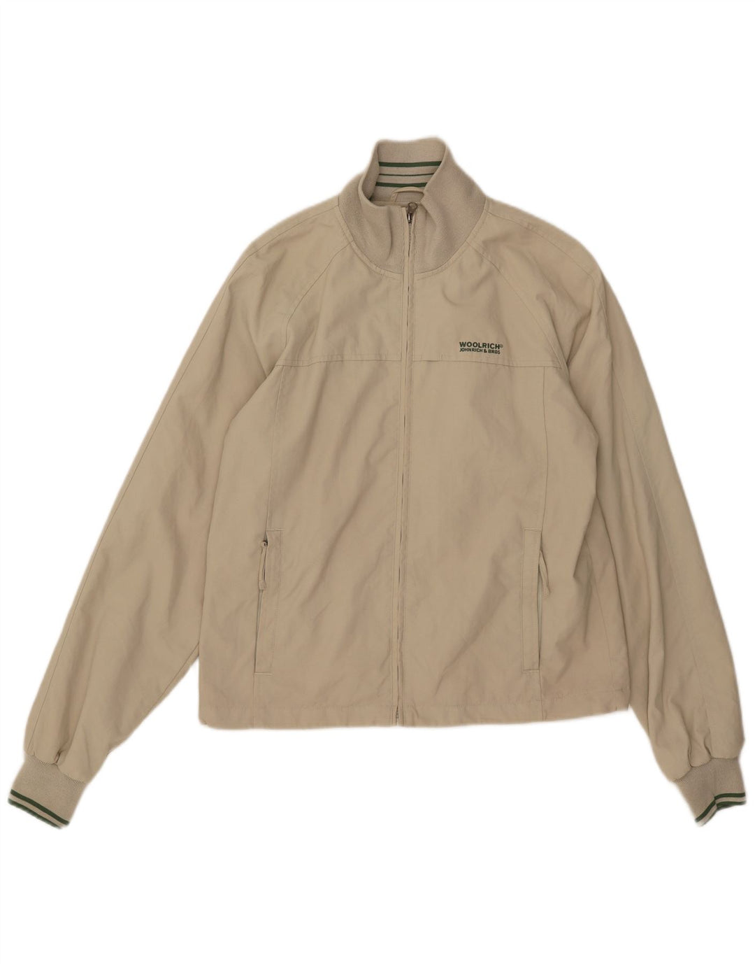 Męska kurtka bomber Woolrich UK 38 Średni beżowy nylon