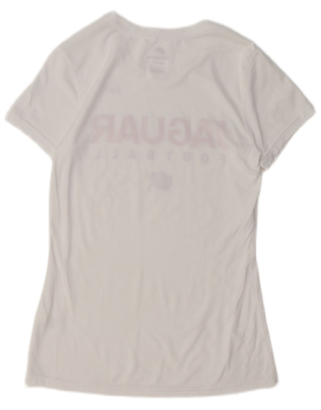 Damska koszulka NIKE Dri Fit z grafiką Top UK 10, mała, biała, poliestrowa