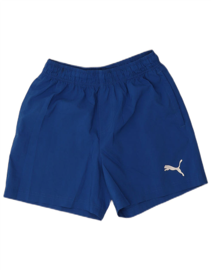 Męskie spodenki sportowe Puma, małe, niebieskie, z poliestru