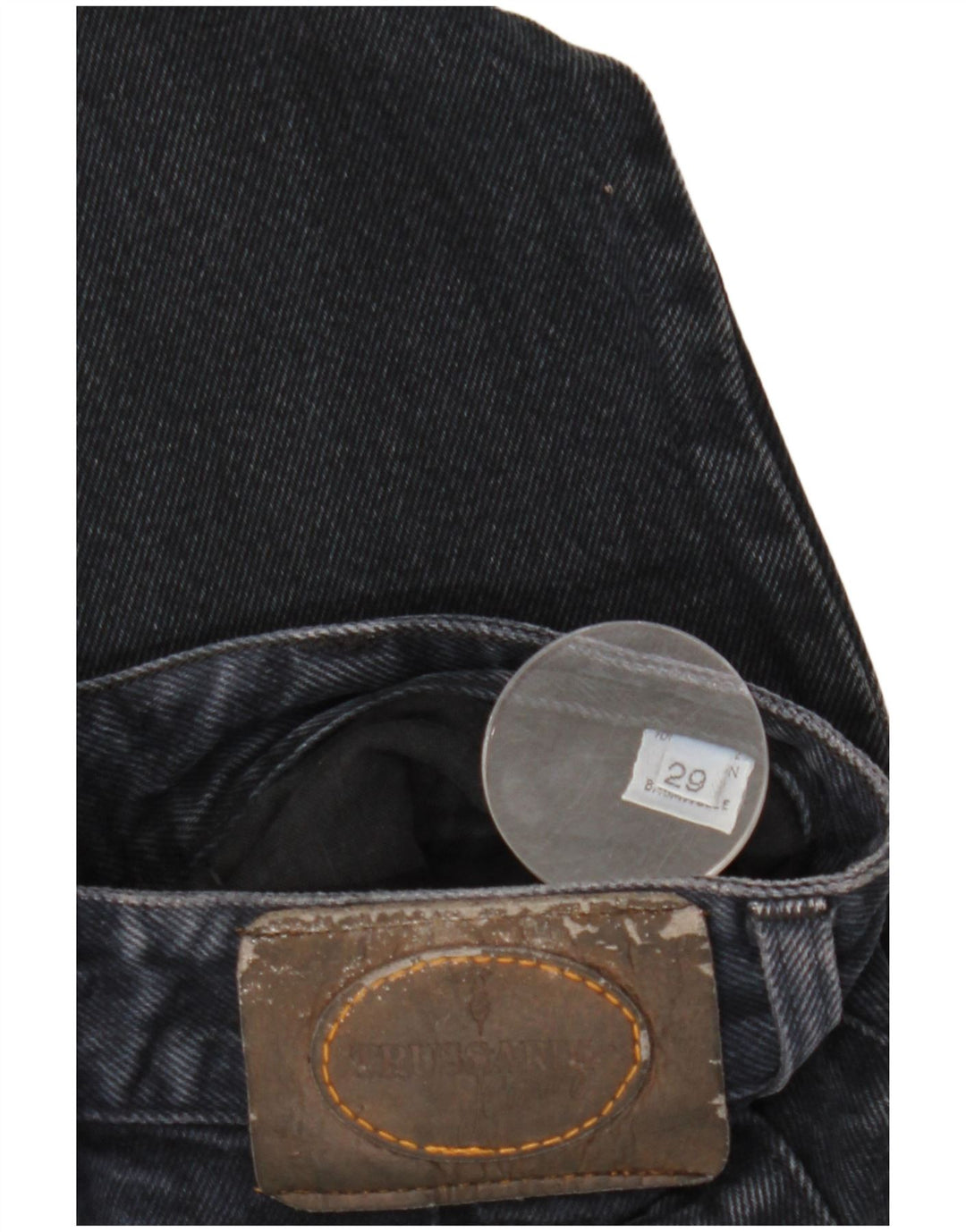 Męskie zwężane dżinsy TRUSSARDI W29 L29 Granatowe, bawełniane