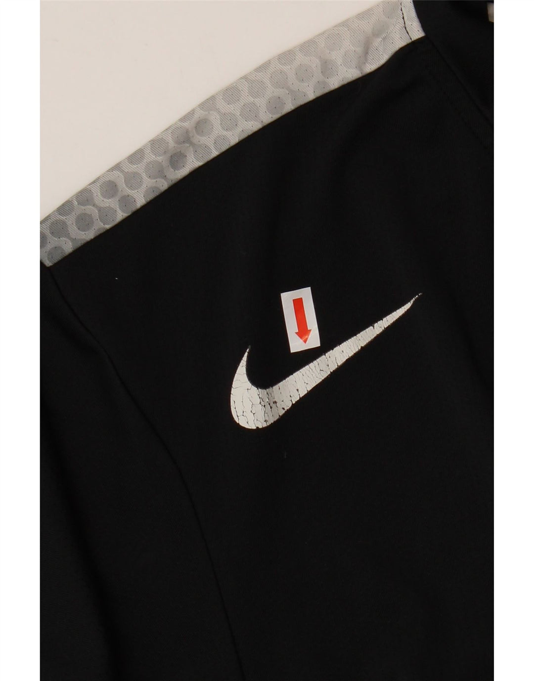 Męski T-shirt NIKE Dri Fit UK 39/41 Średni czarny poliester w cętki