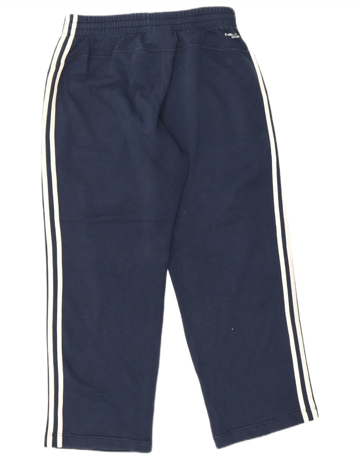 Męskie spodnie dresowe Adidas, średnie, granatowe, bawełniane
