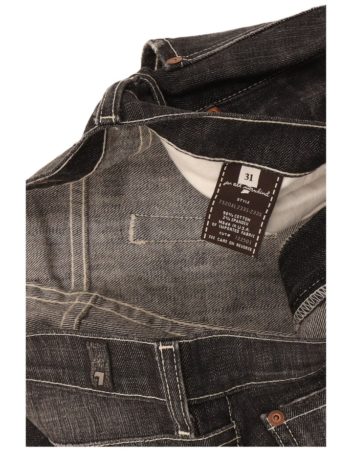 Damskie jeansy Bootcut 7 For All Mankind W31 L36 Szara bawełna
