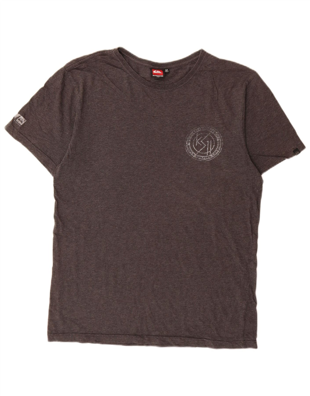Męski t-shirt Quiksilver Slim Top, średni szary